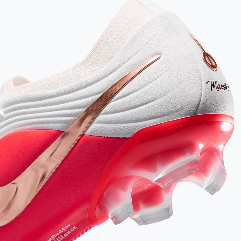 Men's football boots Nike Tiempo Maestro Elite White/Bright Crimson/Blur 7
