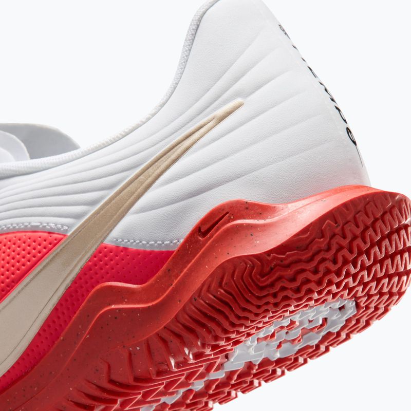 Men's football boots Nike Tiempo Maestro Club white/bright crimson/blur 6