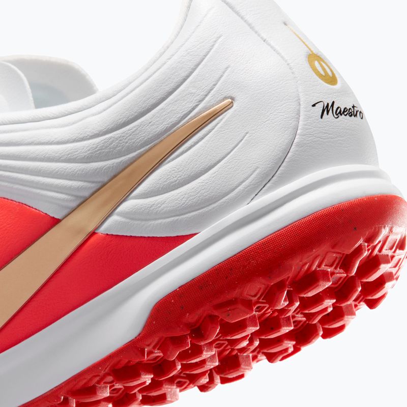 Men's football boots Nike Tiempo Maestro Academy white/bright crimson/blur 6