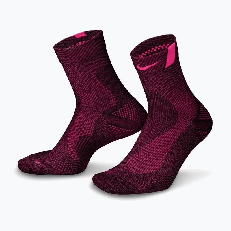 Socks Nike Run Lightweight Micro Crew Black/Hyper Pink/Hyper Pink