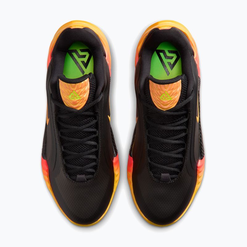 Men's basketball shoes Nike Giannis Freak 8 Black/Laser Crimson/Laser Orange 3