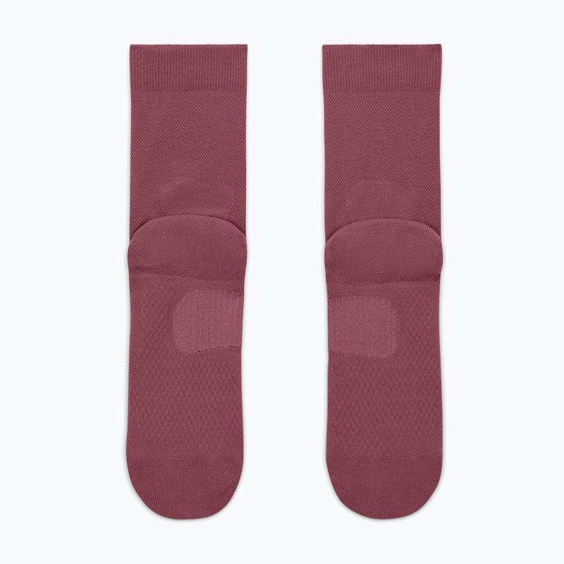 Socks Nike Run Midweight Crew pink smoke/pink rise/white 3