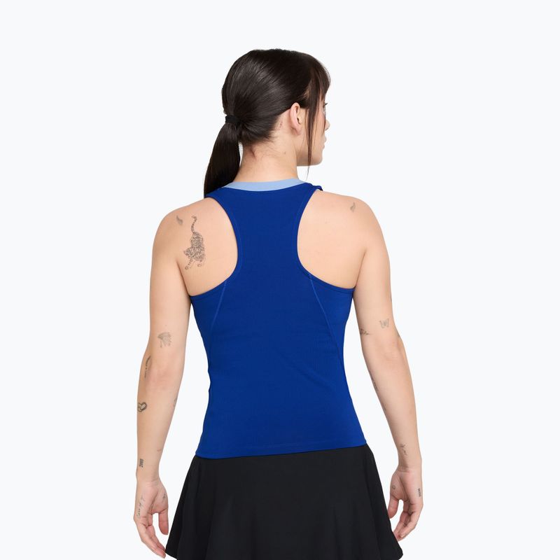 Women's T-shirt Nike Court Dri-Fit Advantage old royal/white 2