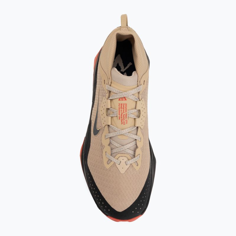 Men's running shoes Nike ACG Zegama Trail GORE-TEX linen/light crimson/light orewood brown/black 5