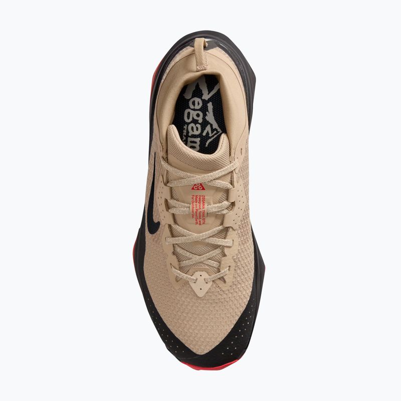 Men's running shoes Nike ACG Zegama Trail GORE-TEX linen/light crimson/light orewood brown/black 4