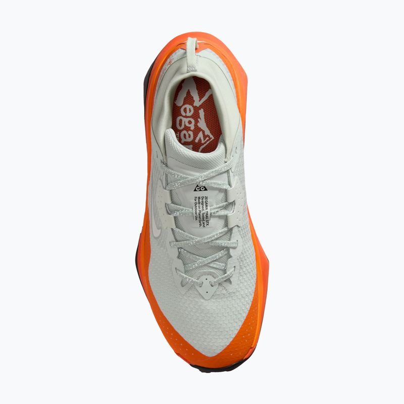 Women's running shoes Nike ACG Zegama GORE-TEX light silver/safety orange/summit white 4