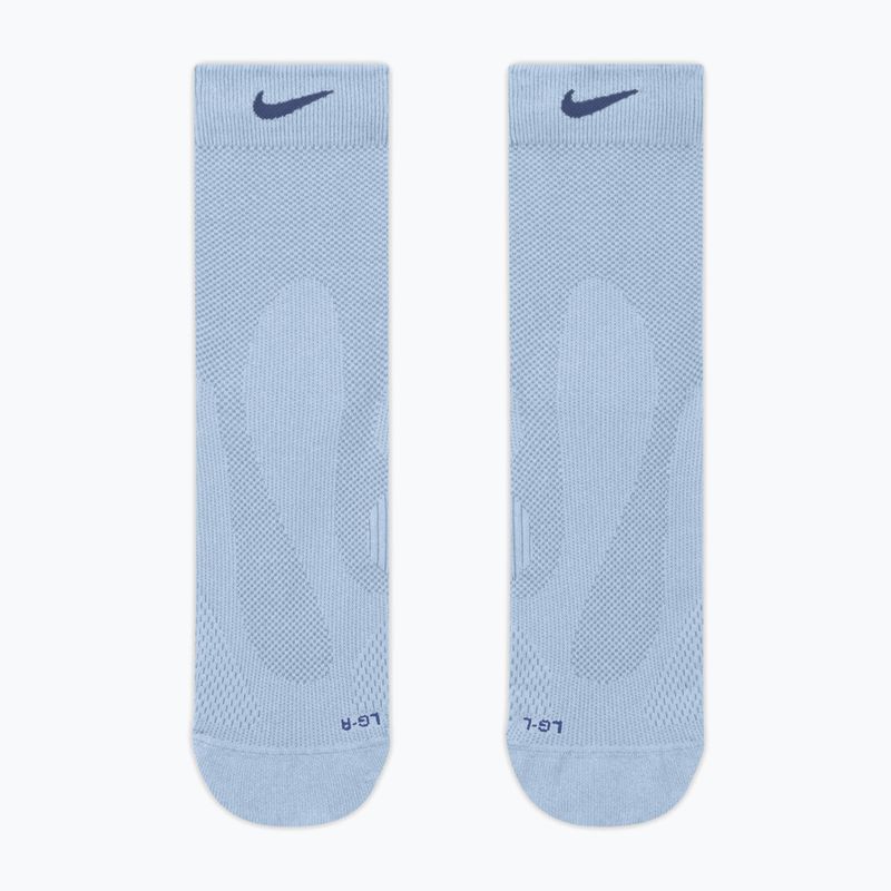 Socks Nike Run Lightweight Crew hydrogen blue/mystic navy/mystic navy 2