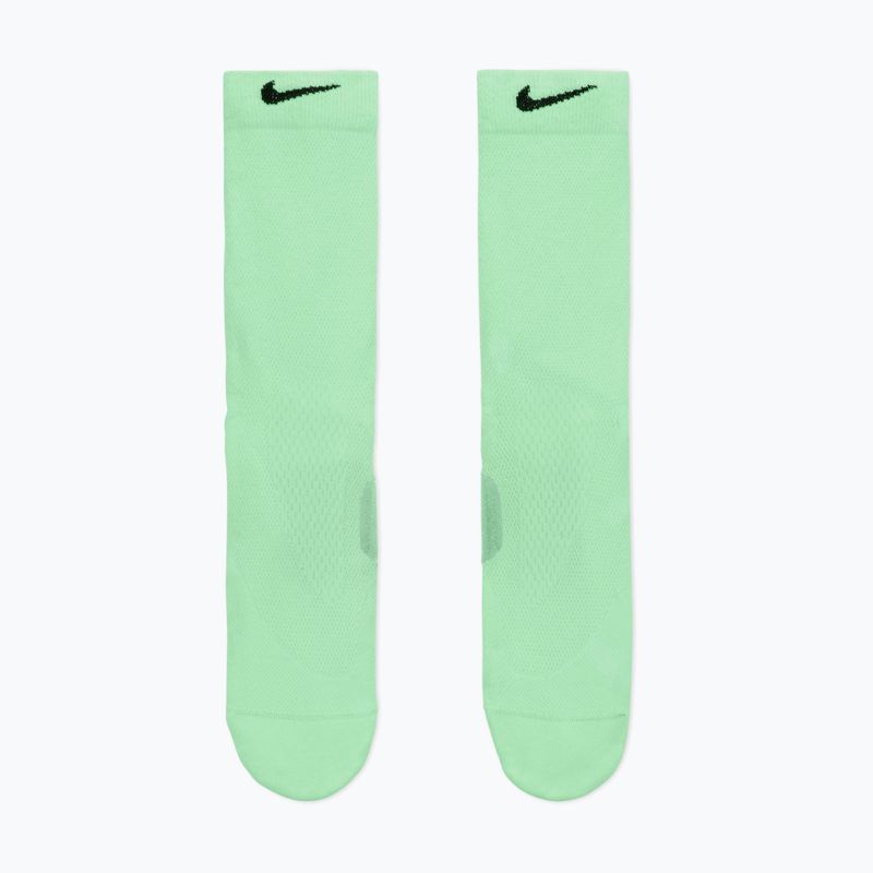 Socks Nike Run Midweight Crew cucumber calm/black/black 2