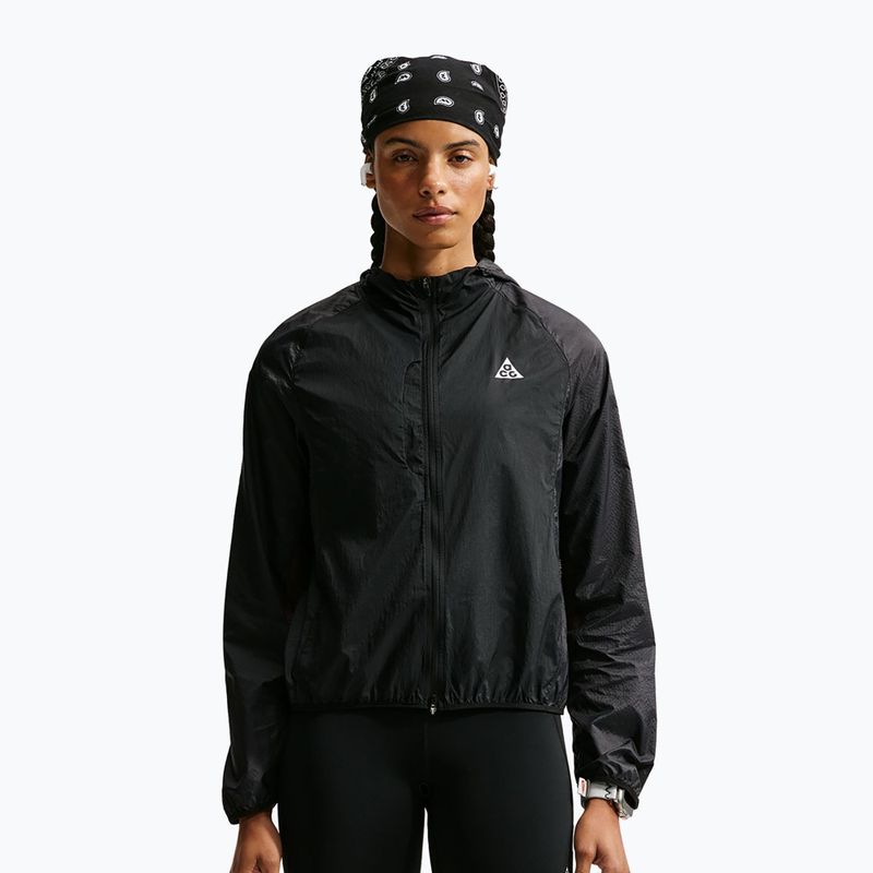 Women's running jacket Nike ACG "Aireez" black/black/summit white