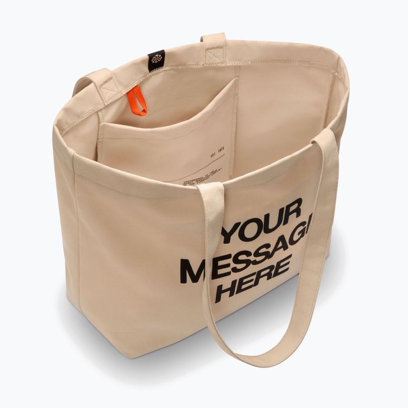 Bag Nike Heritage "Your Message Here" Tote 22 l oatmeal/safety orange/safety orange 4