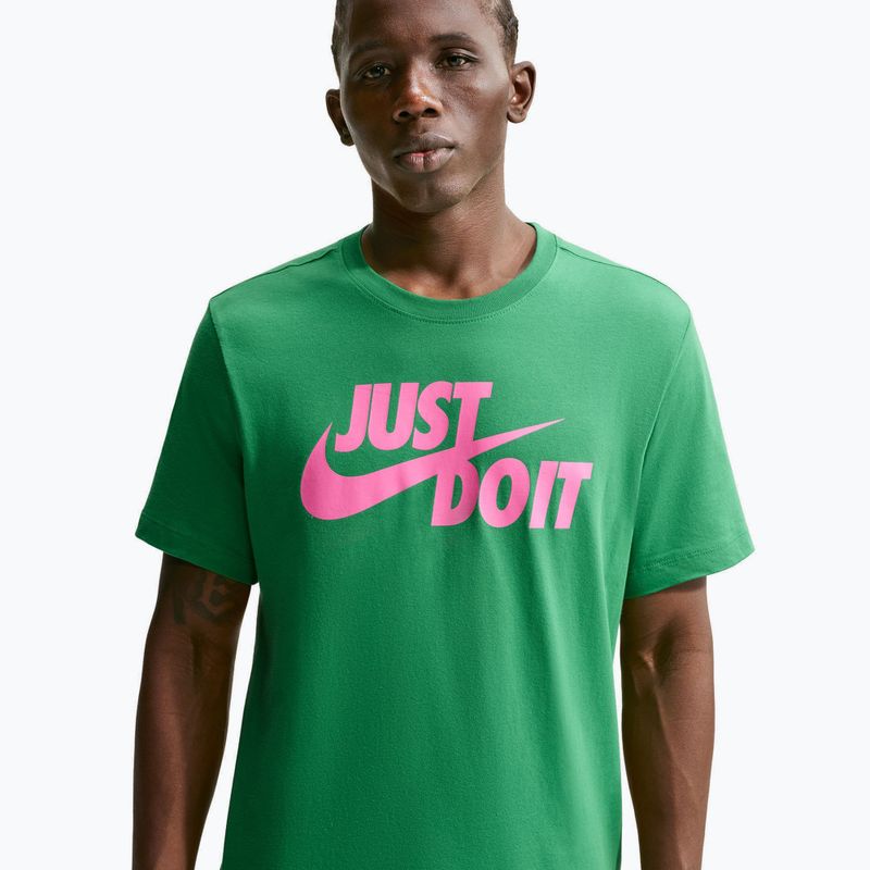 Men's T-shirt Nike Sportswear JDI classic green 3