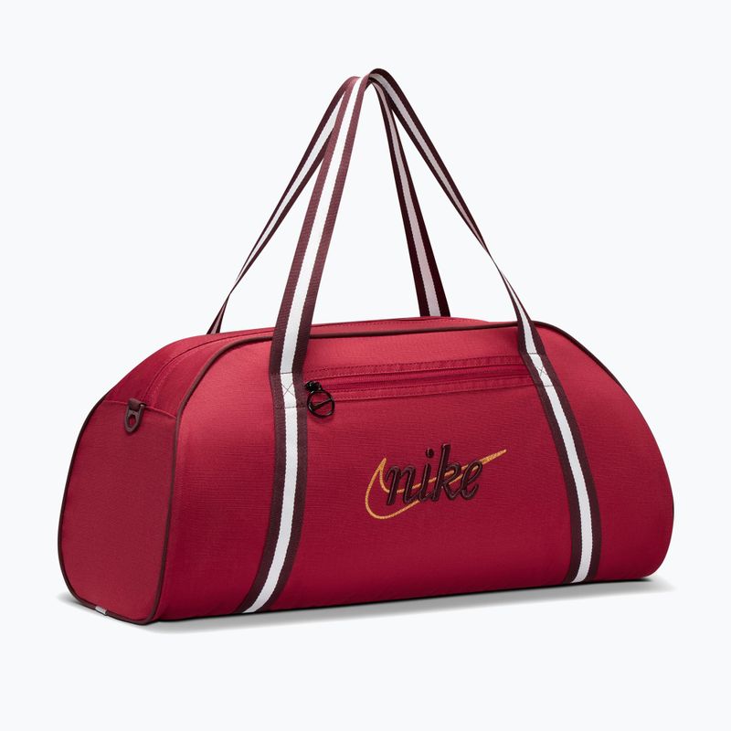 Women's training bag Nike Gym Club Retro 24 l tough red/mystic dates/mystic dates 2