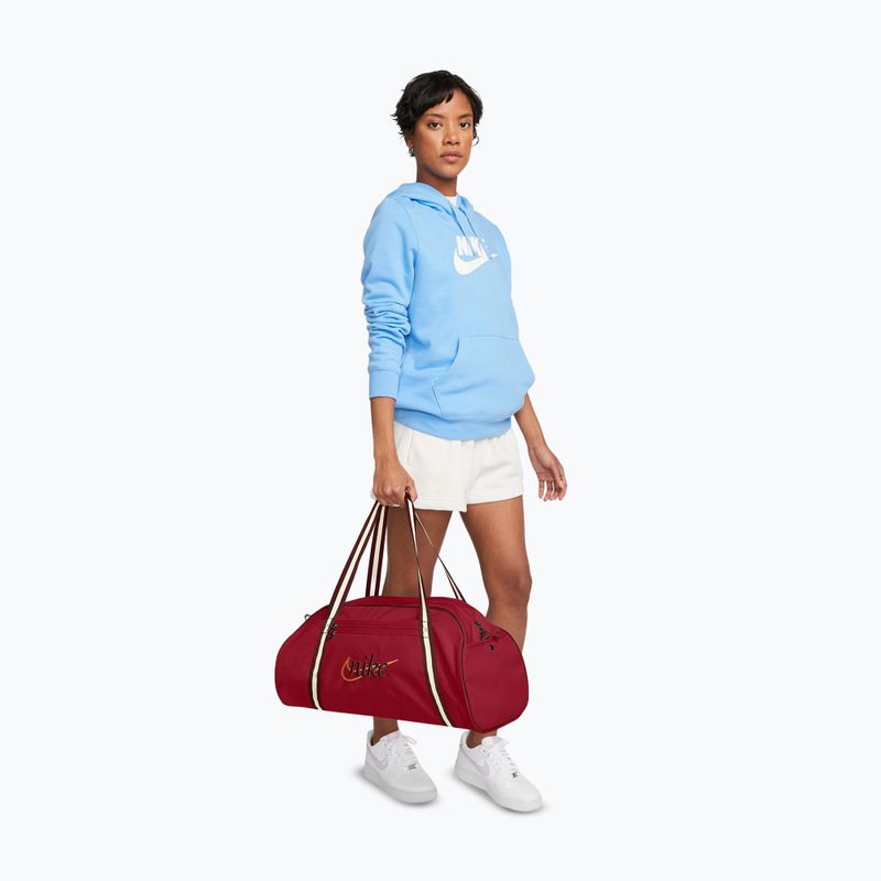 Women's training bag Nike Gym Club Retro 24 l tough red/mystic dates/mystic dates 10