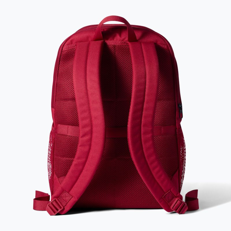 Backpack Nike Brasilia 24 l tough red/black/reflect silver 2