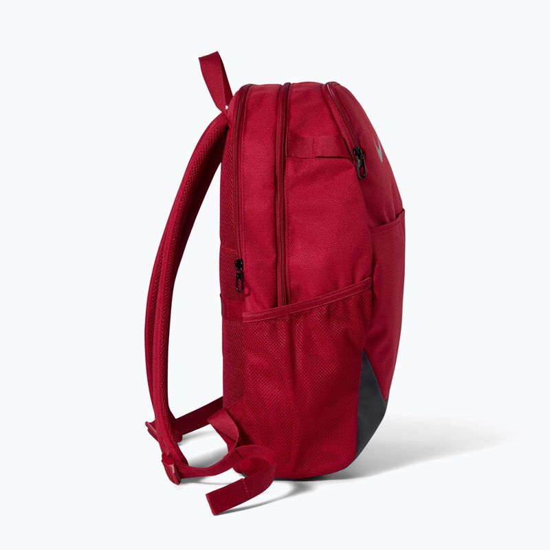 Backpack Nike Brasilia 24 l tough red/black/reflect silver 3
