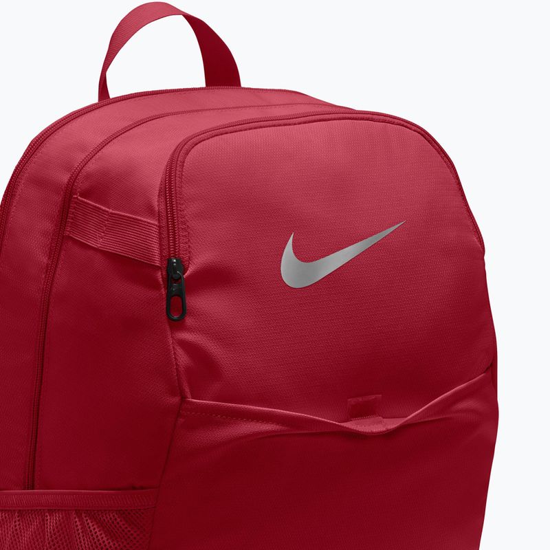 Backpack Nike Brasilia 24 l tough red/black/reflect silver 4
