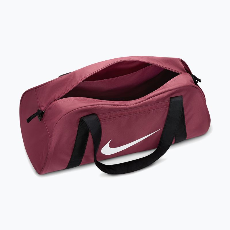 Women's training bag Nike Gym Club 24 l pink smoke/black/white 4