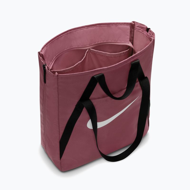 Women's bag Nike Gym Tote 28 l pink smoke/black/white 5