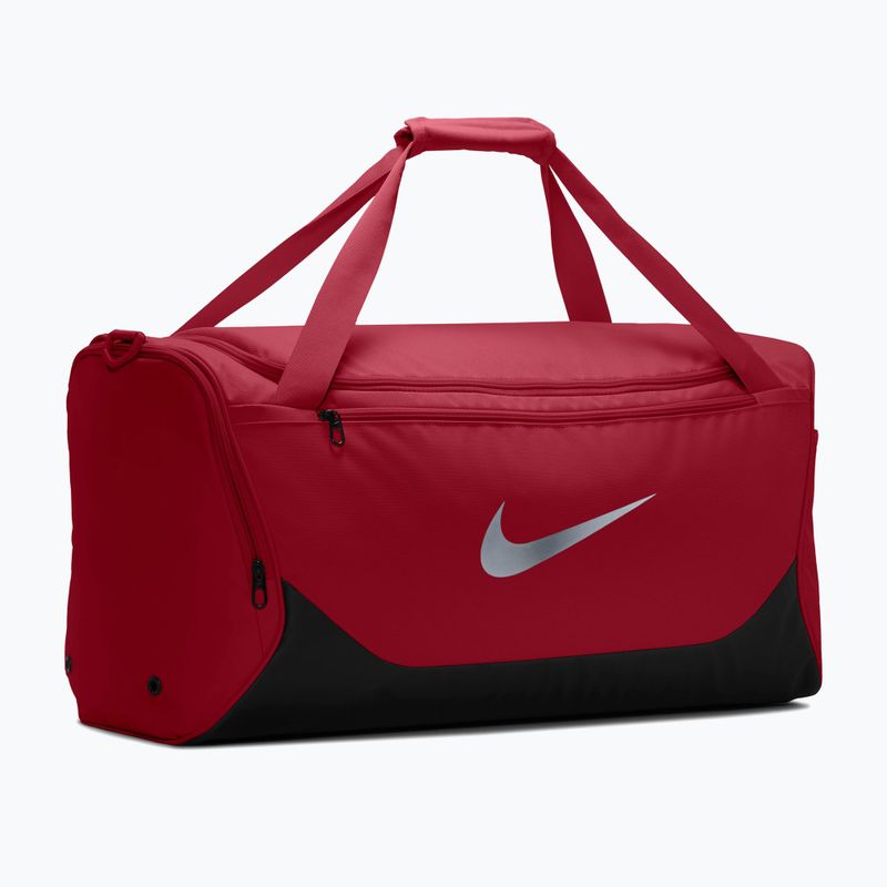 Training bag Nike Brasilia Duffel Medium 60 l tough red/black 2