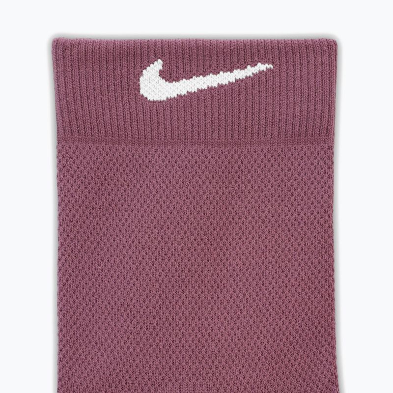 Socks Nike Run Midweight Micro Crew pink smoke/pink rise/white 4