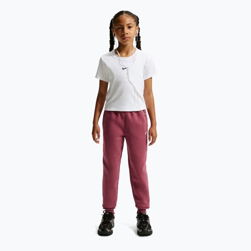 Children's trousers Nike Sportswear Studio pink smoke/white 2