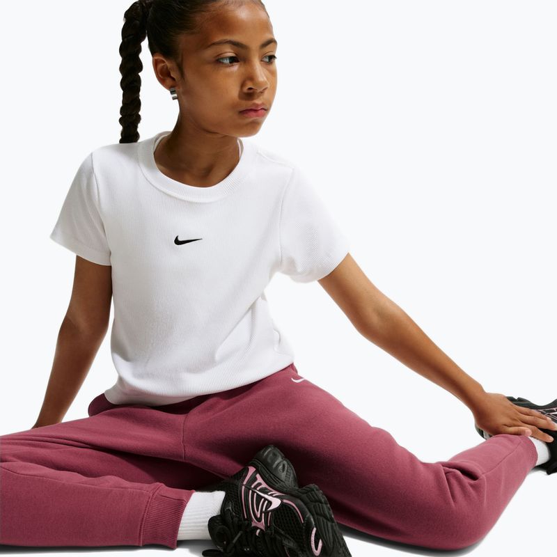 Children's trousers Nike Sportswear Studio pink smoke/white 7