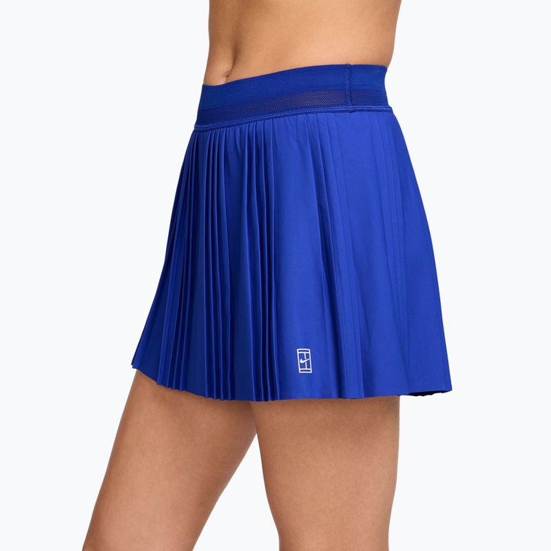 Tennis skirt Nike Court Dri-Fit Advantage Pleated old royal/white 3