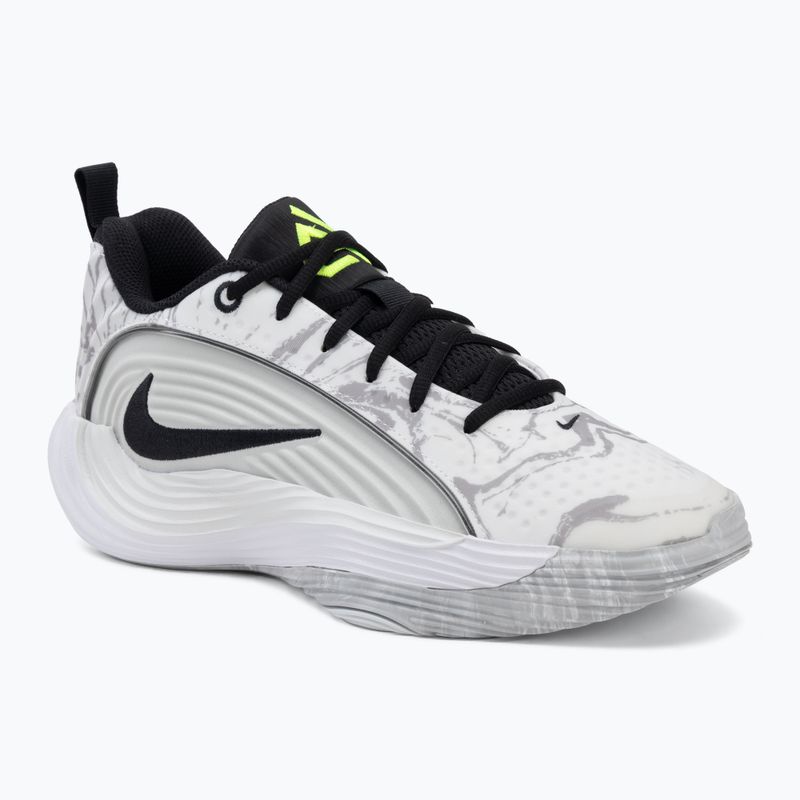 Men's basketball shoes Nike Giannis Immortality 5 white/off white/metallic silver