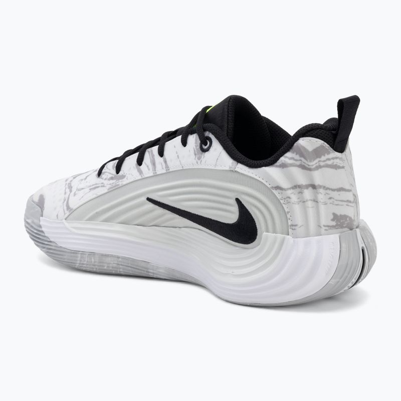 Men's basketball shoes Nike Giannis Immortality 5 white/off white/metallic silver 3