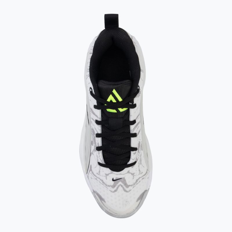 Men's basketball shoes Nike Giannis Immortality 5 white/off white/metallic silver 5