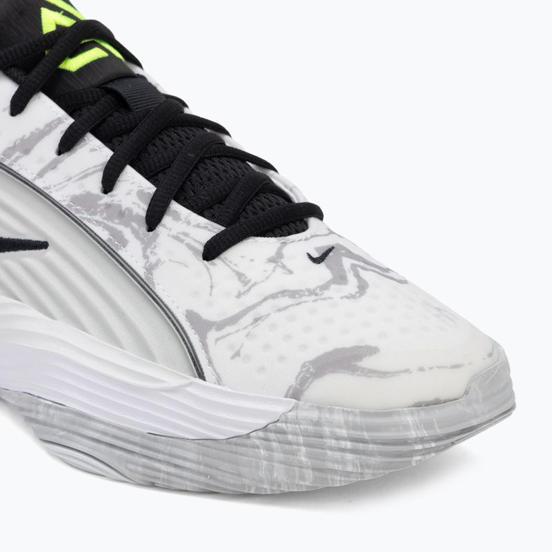 Men's basketball shoes Nike Giannis Immortality 5 white/off white/metallic silver 7