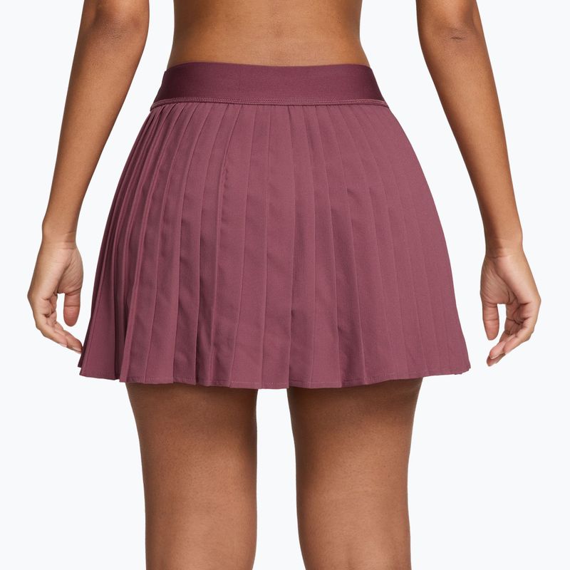 Spódnica tenisowa Nike Victory Dri-Fit High-Waisted Pleated pink smoke/white 2