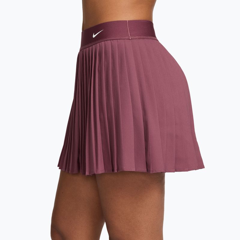 Skirt Nike Victory Dri-Fit High-Waisted Pleated pink smoke/white 3