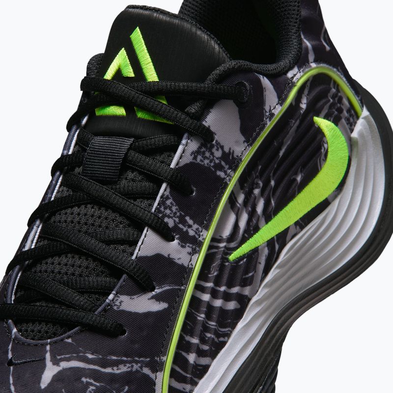 Men's basketball shoes Nike Giannis Immortality 5 black/light smoke grey/volt 4