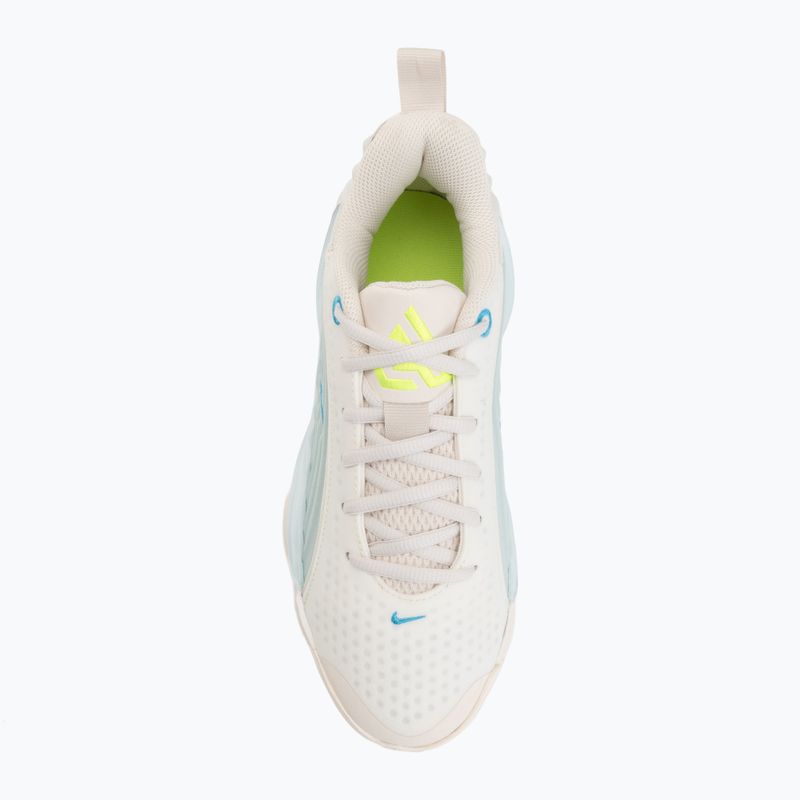 Men's Nike Giannis Immortality 5 basketball shoes sail/glacier blue/chalk/light current blue 5