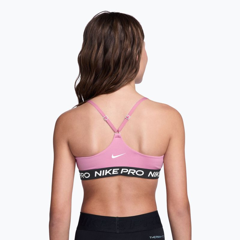 Girl's bra Nike Pro Pink Rise 2