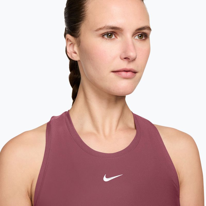 Women's tennis shirt Nike Victory Pink Smoke/White 3