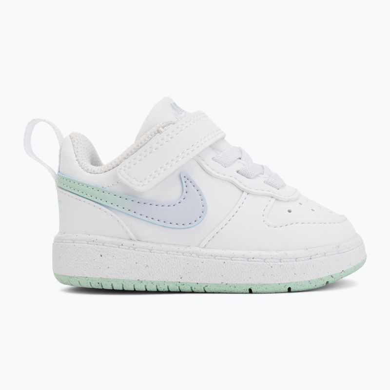 Children's shoes Nike Court Borough Low white/football grey/arctic green 7