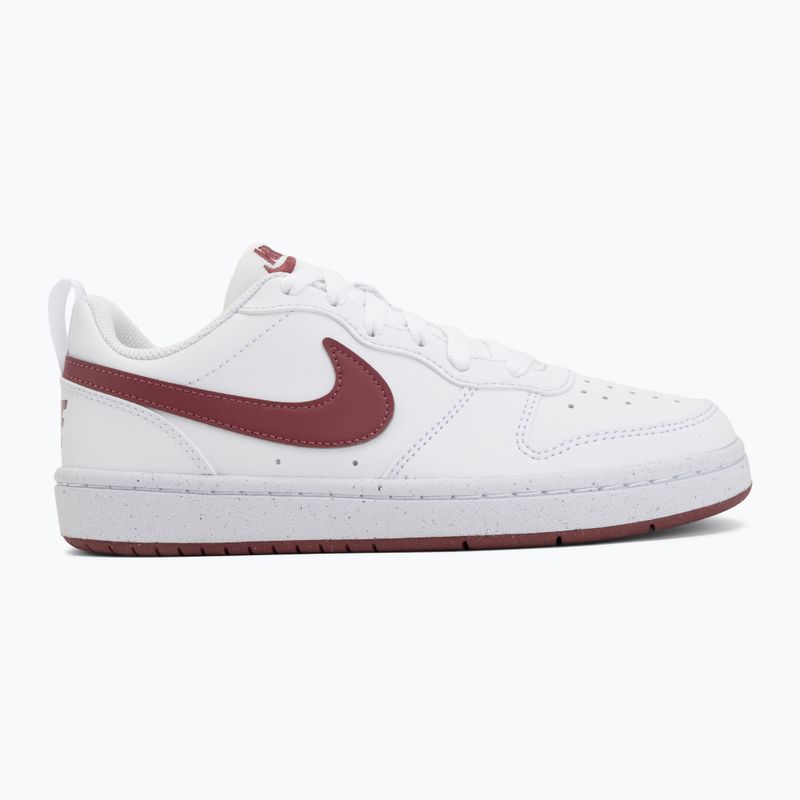 Nike Court Borough Low Recraft shoes white/pink smoke 2