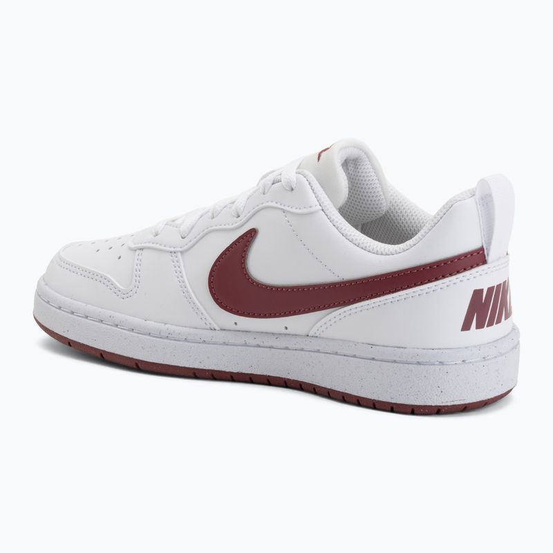 Nike Court Borough Low Recraft shoes white/pink smoke 3