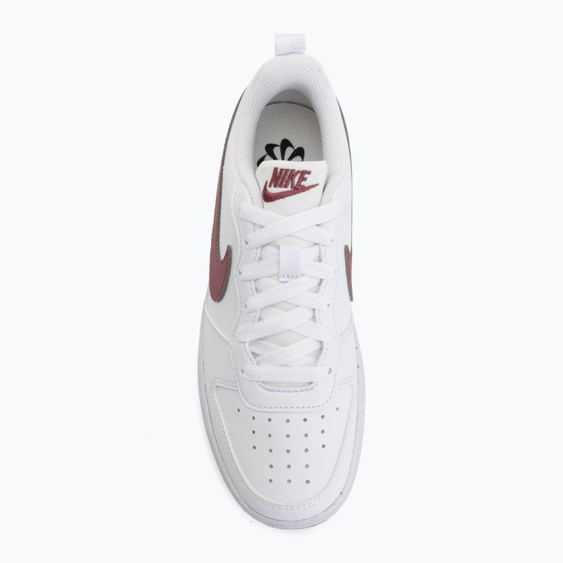 Nike Court Borough Low Recraft shoes white/pink smoke 5