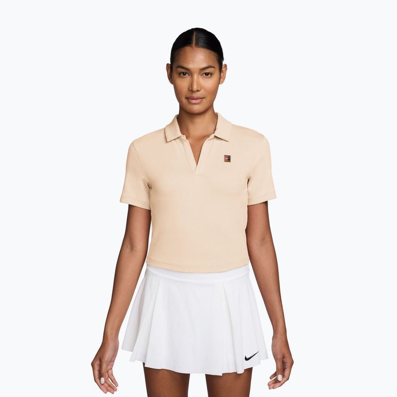 Polo shirt Nike Court Heritage Chalk