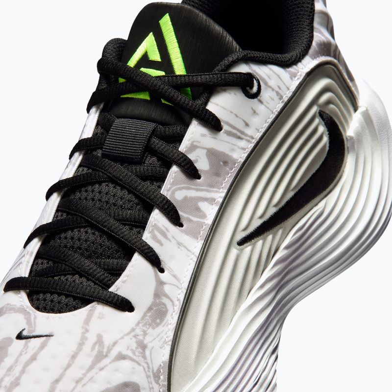 Men's basketball shoes Nike Giannis Immortality 5 white/off white/metallic silver 5