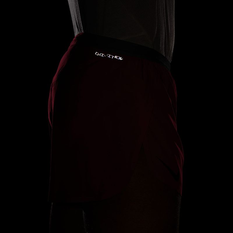 Men's running shorts Nike AeroSwift fusion red/black 5