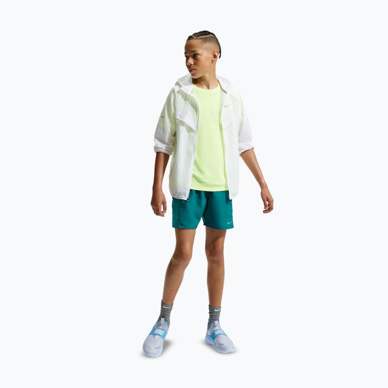 Children's shorts Nike Miler bright spruce/energy 2