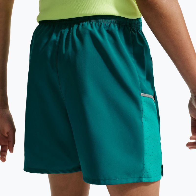 Children's shorts Nike Miler bright spruce/energy 6