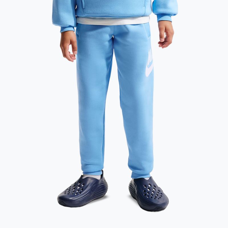 Children's trousers Nike Club Fleece football blue/white 7