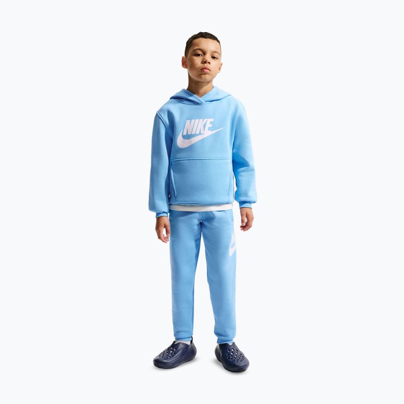 Children's trousers Nike Club Fleece football blue/white 2