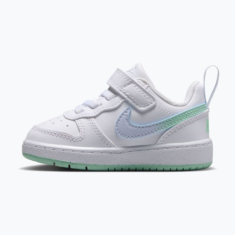 Children's shoes Nike Court Borough Low white/football grey/arctic green 2