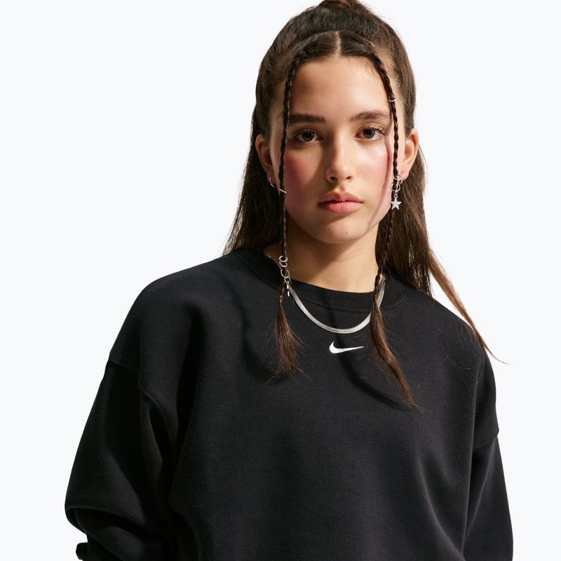 Children's sweatshirt Nike Sportswear Studio black/white 5
